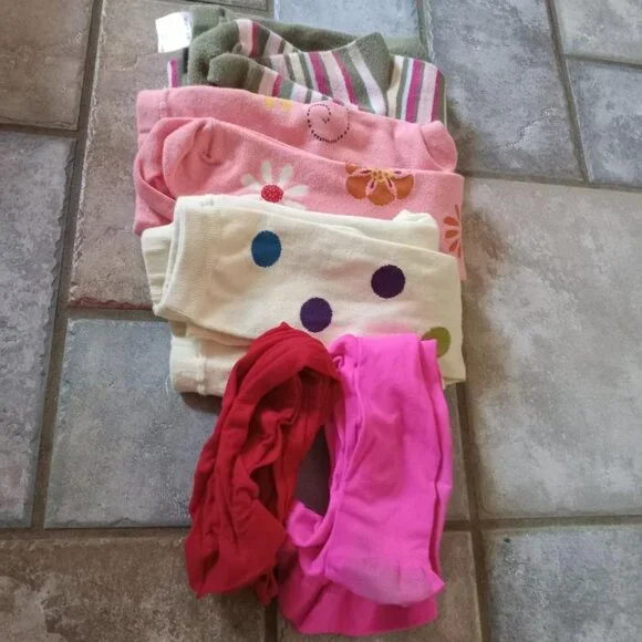 Bundle of 5 pair of tights Lands' End, L.L. Bean & more Like New - Picture 1 of 6